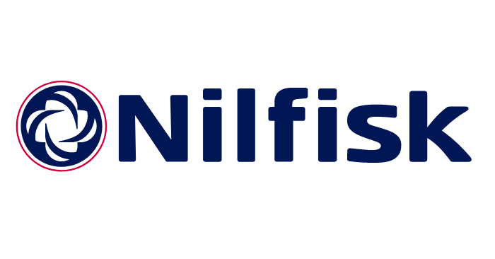 Logo Nilfisk industriële stofzuiger